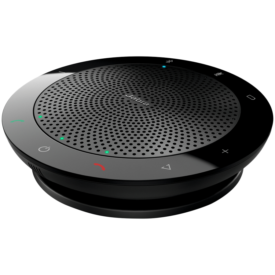 JABRA SPEAK 510 MS Speakerphone for UC & BT, USB Conference solution, 360-degree-microphone, Plug&Play, mute and volume button, Wideband, Bluetooth (up to 100 meters), Microsoft optimized Version B: i