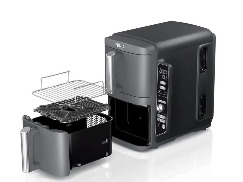 Ninja XL 2-slojna friteza30% uzi, do 55% brzi, 6 funkc.kuhanja, snaga 2470W, tezina 10.3kg - slika 2
