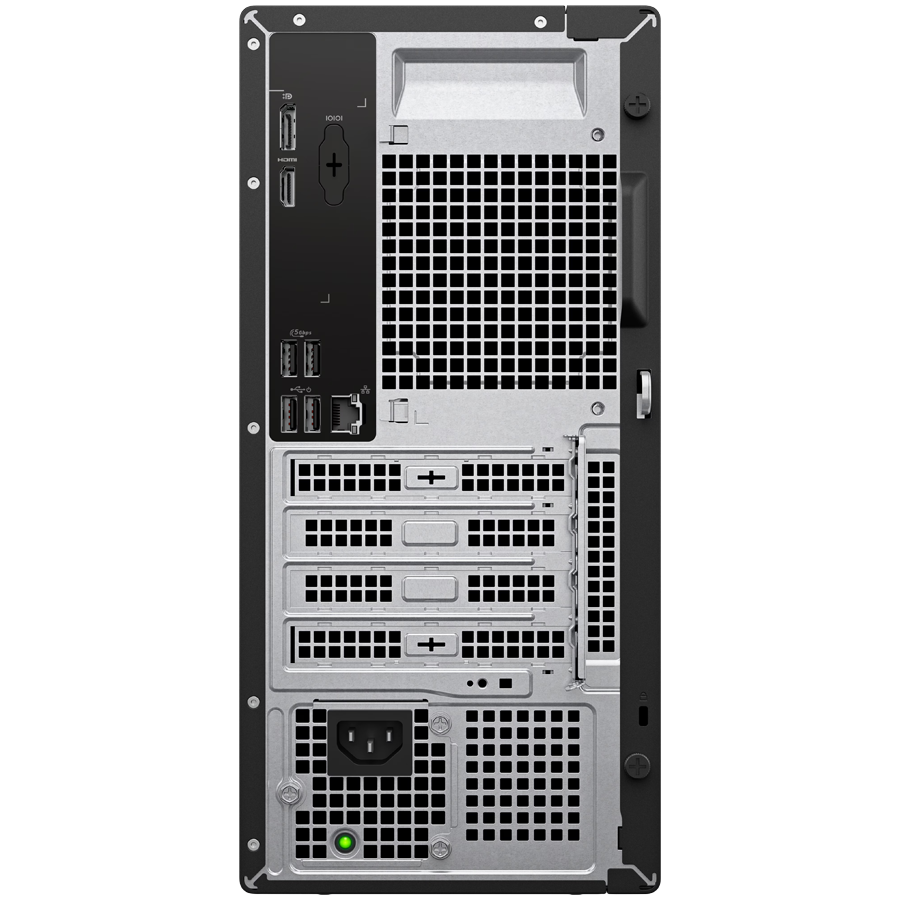 Dell Pro Tower Essential QVT1260, i3 14100, 1x 8GB RAM DDR5, 512GB SSD PCIe M.2, WiFi 6+BT 5.3, Front: 1x USB C 3.2, 1x USB 3.2, 2x USB 2.0, Back: 2x USB 3.2, 2x USB 2.0, HDMI, DP, RJ45, No KB/Mouse,  - slika 2