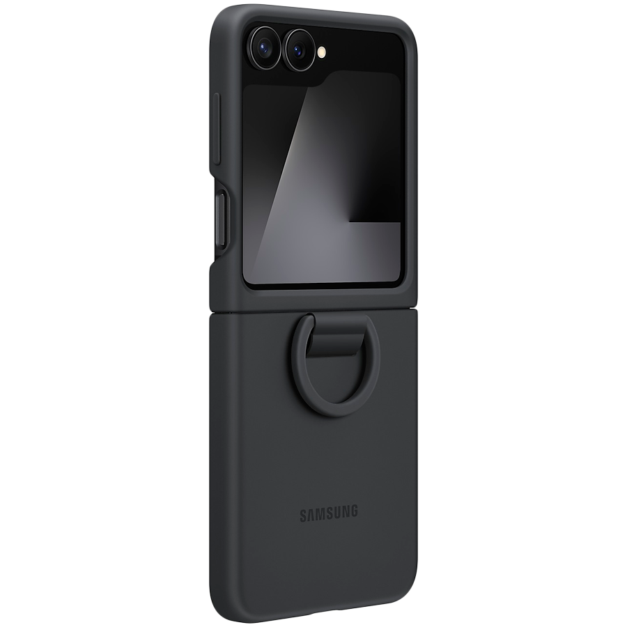 SAMSUNG Galaxy Z Flip6 / Flip7 FE Silicone Case Black - slika 4