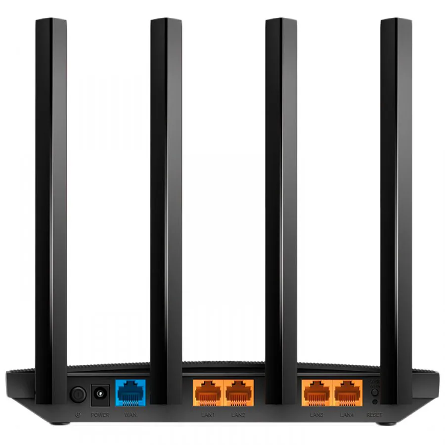 TP-Link AC1900 802.11ac Wave2 3×3 MIMO Wi-Fi Router, 1300Mbps at 5GHz + 600Mbps at 2.4GHz, 5 Gigabit Ports,4 antennas, Beamforming,Smart Connect,IPTV, Access Point Mode, IPv6 Ready,Tether App,Cloud su - slika 3