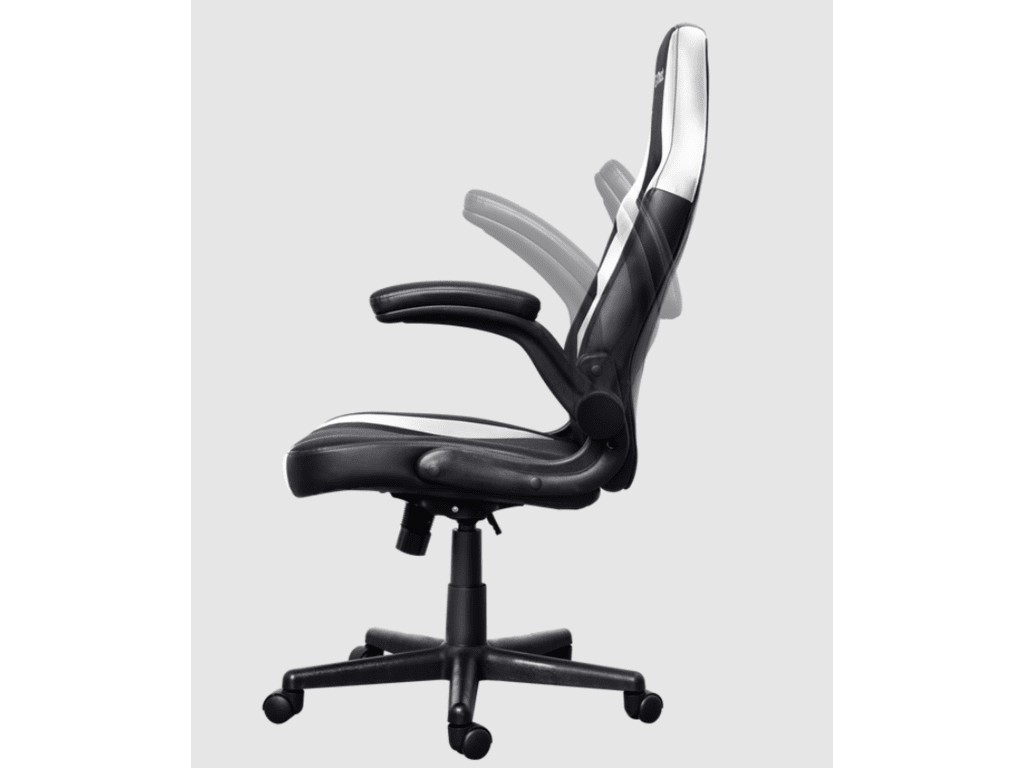 Trust GXT703W RIYE gamingstolica, crno- bijela boja - slika 2