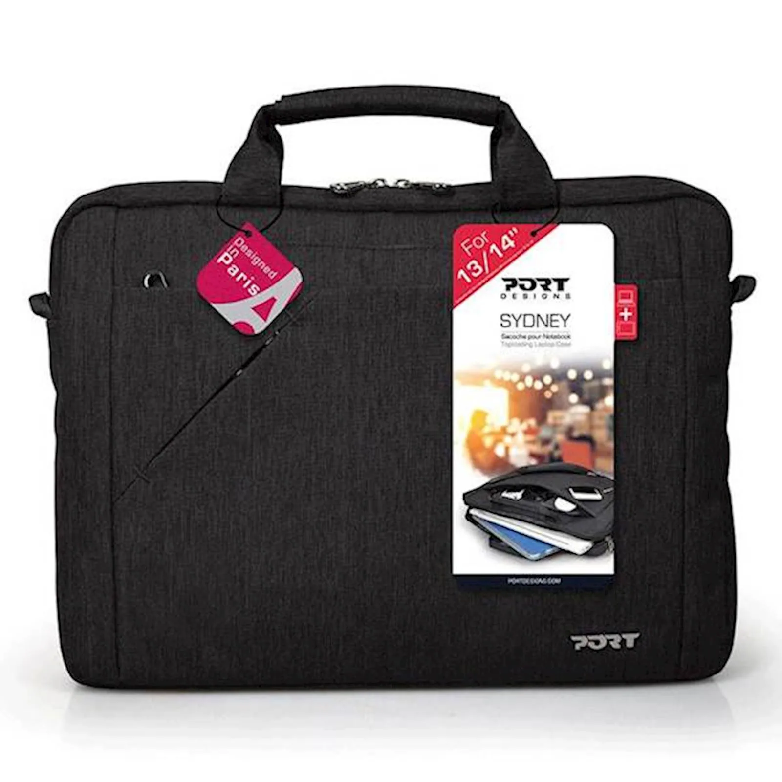 Torba Port SYDNEY 13/14", crna - slika 4