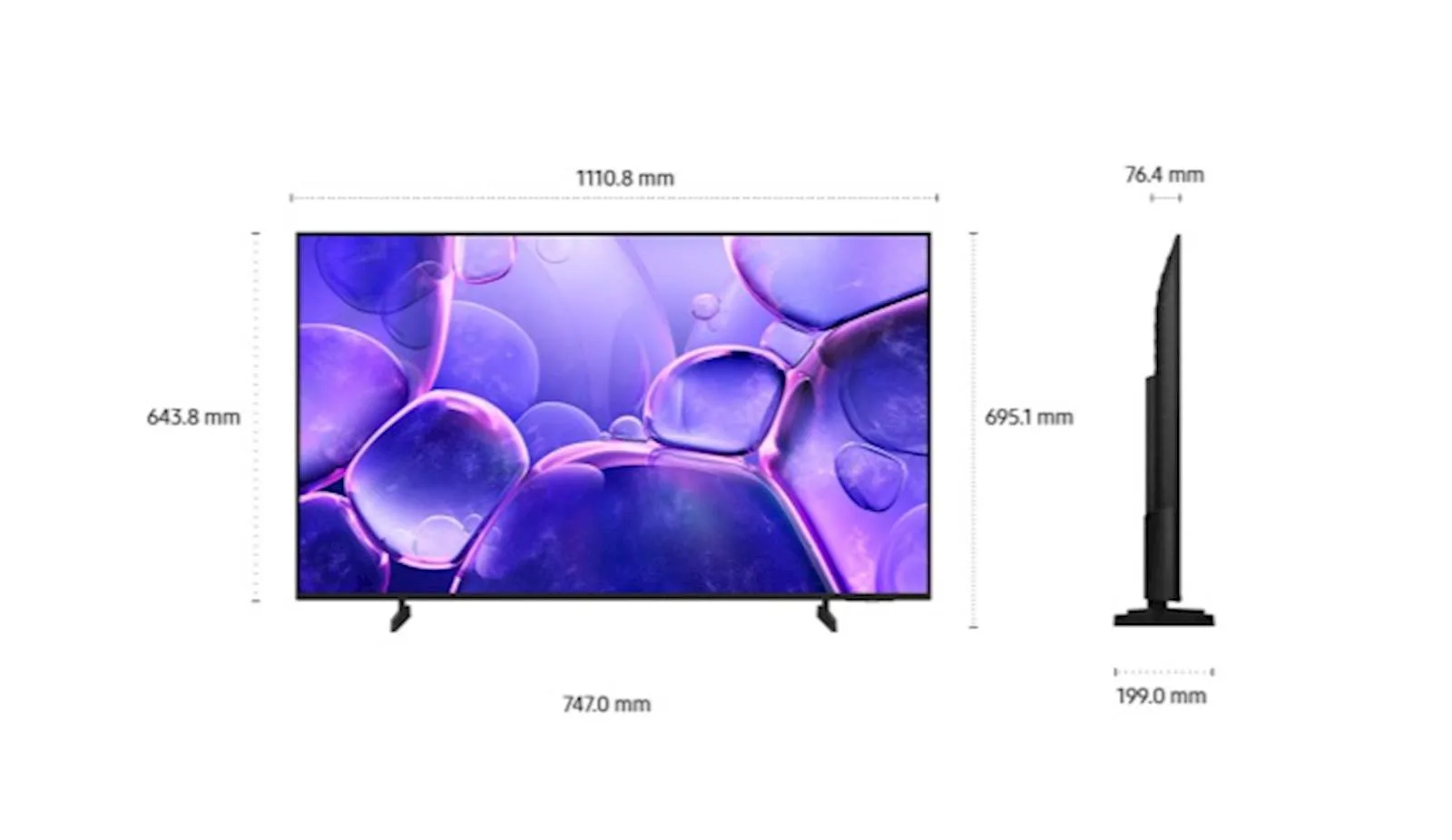 TV SAMSUNG Crystal UHD 4K  50" U8072F - slika 3
