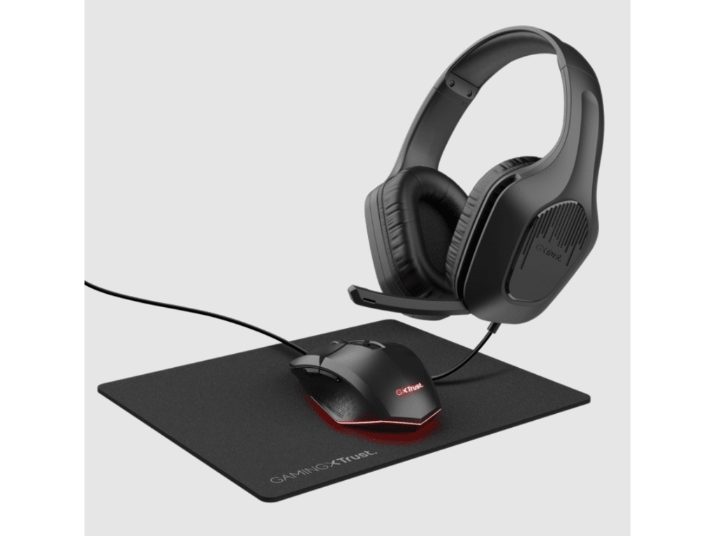 Trust GXT790 3-in-1 gamingbundle (slušalica, miš ipodloga za miš), crna boja - slika 4