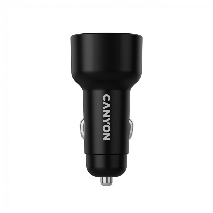 CANYON car charger OnDrive 60 PD 60W 2xUSB-C Black - slika 5