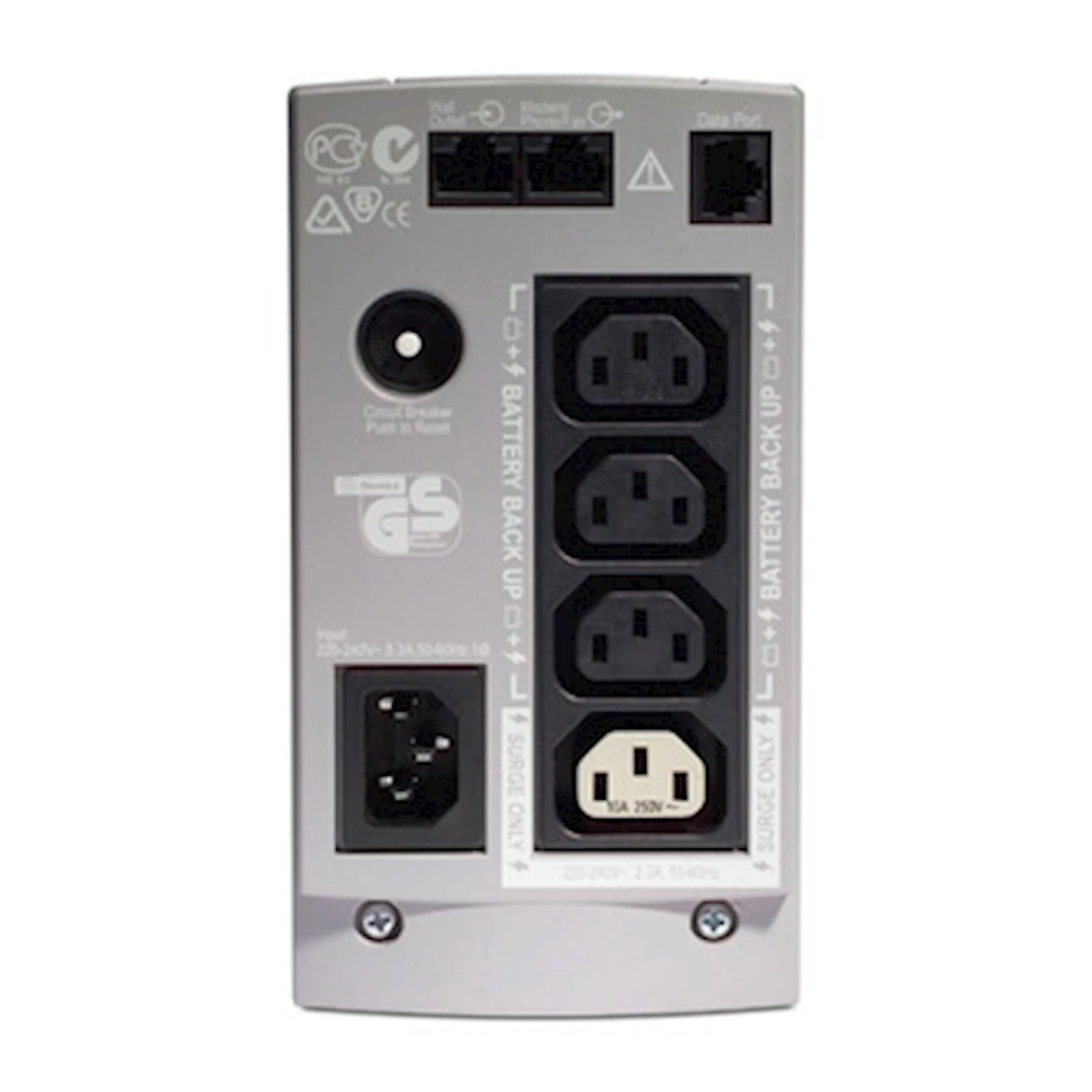 Back-UPS APC, 325VA/195W, Tower, 4x IEC C13 - slika 2