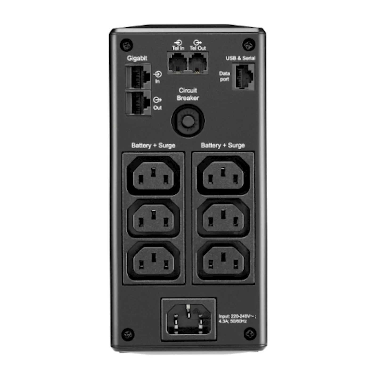 Back-UPS Pro APC, 900VA/540W, Tower, 230V, 6x IEC C13 utičnica, AVR, LCD, zamjenjiva baterija - slika 2