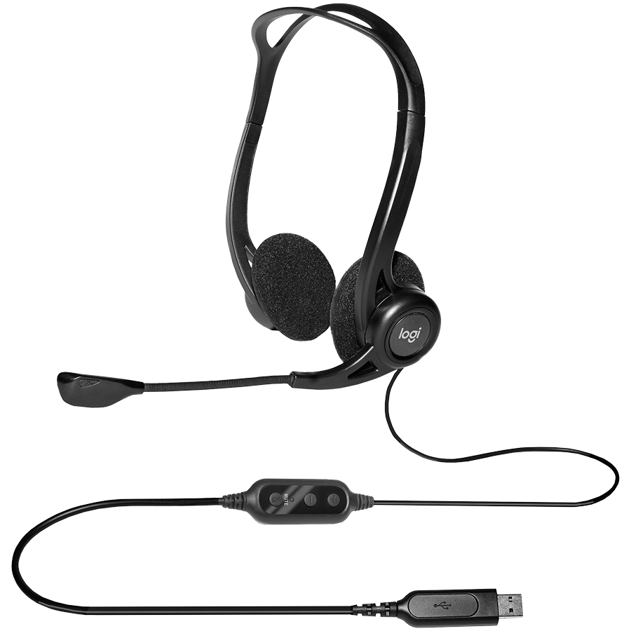 Logitech Slušalice sa mikrofonom PC960 USB - slika 7