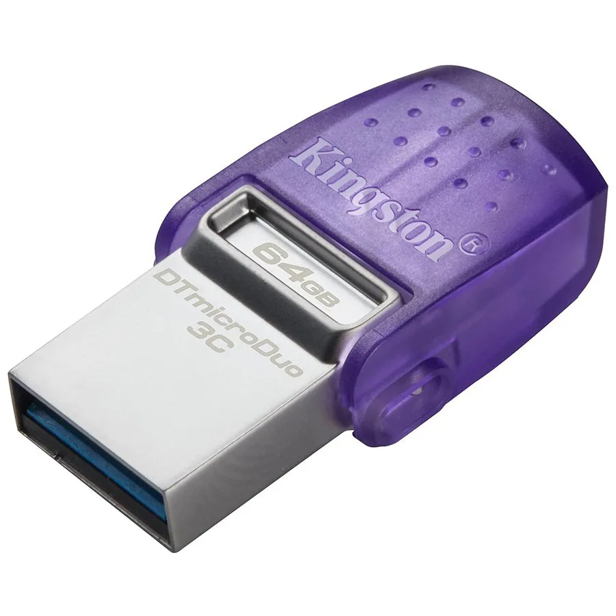 Kingston DT microDuo 3C 64GBUSB Type-A and USB Type-C portUp to 200MB/s read - slika 3