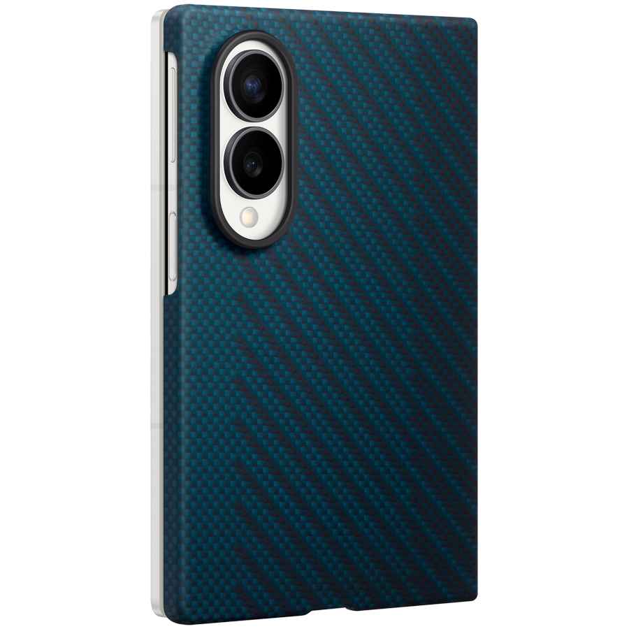 Samsung Galaxy Fold8 Carbon Magnet Case Navy - slika 3