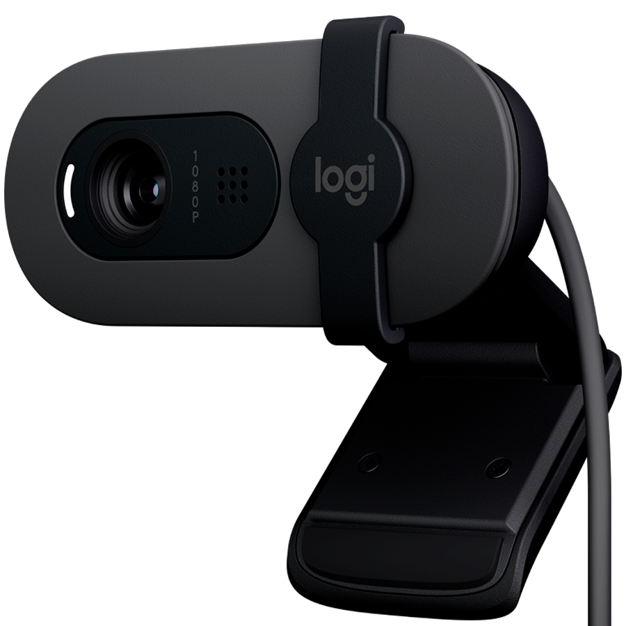 LOGITECH Brio 100 Full HD Webcam - GRAPHITE - USB - slika 2