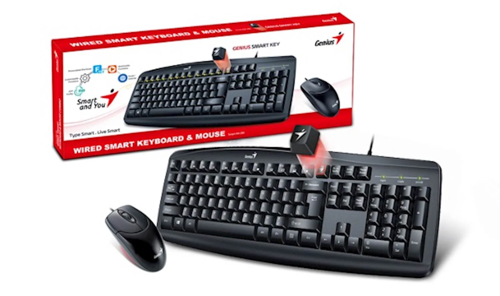 TASTATURA GENIUS SMART KM-200 + MIŠ - slika 3