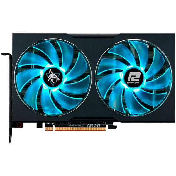 Power Color Radeon RX 7600 8GB GDDR6 128bit, 3x DP, 1x HDMI, 2 fans, 2 slot - slika 2