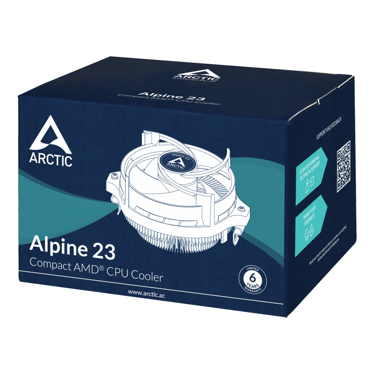Arctic Alpine 23Compact AMD CPU-Cooler - slika 2