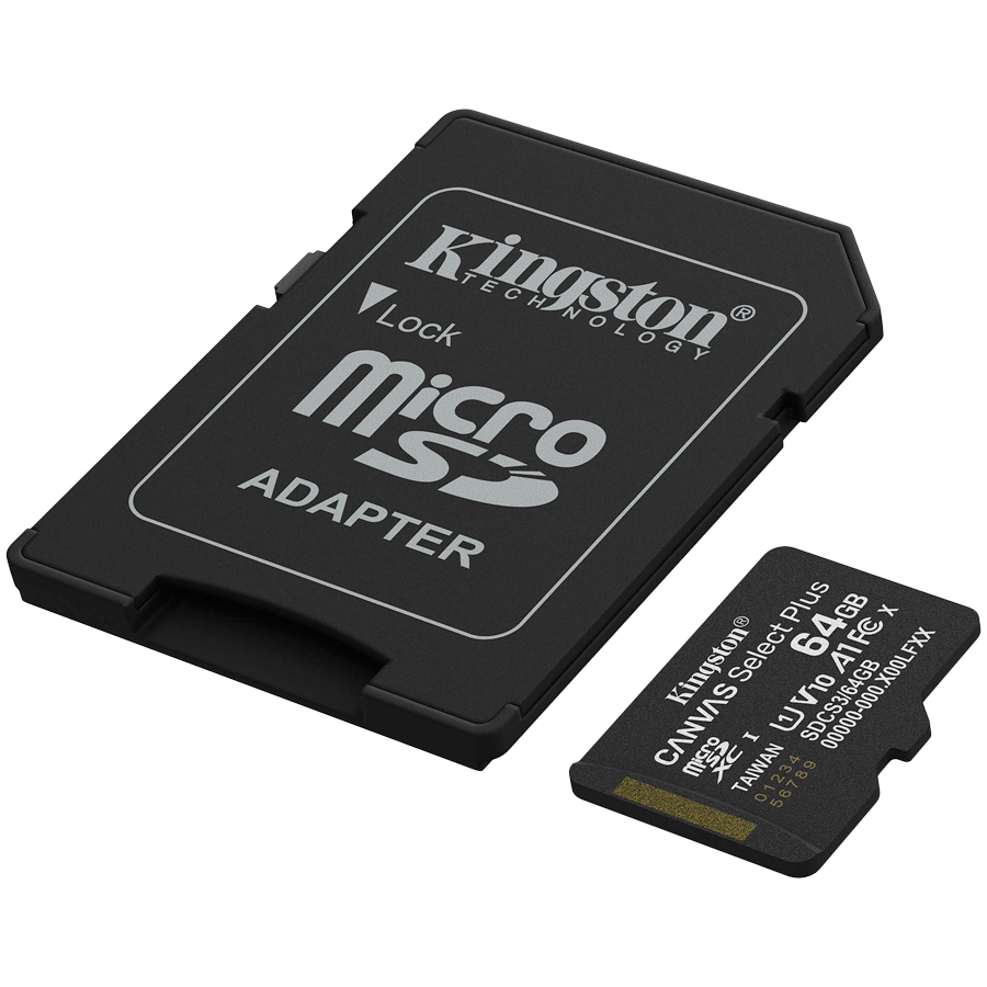 Kingston MicroSD 64GB Class 10Canvas Select Plus100MBs Read,Class 10 UHS-I - slika 3