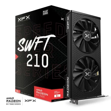 XFX SPEEDSTER SWFT 210 AMD Radeon RX 7600 8 GB GDDR6 128-bit HDMI 3x DP - slika 2