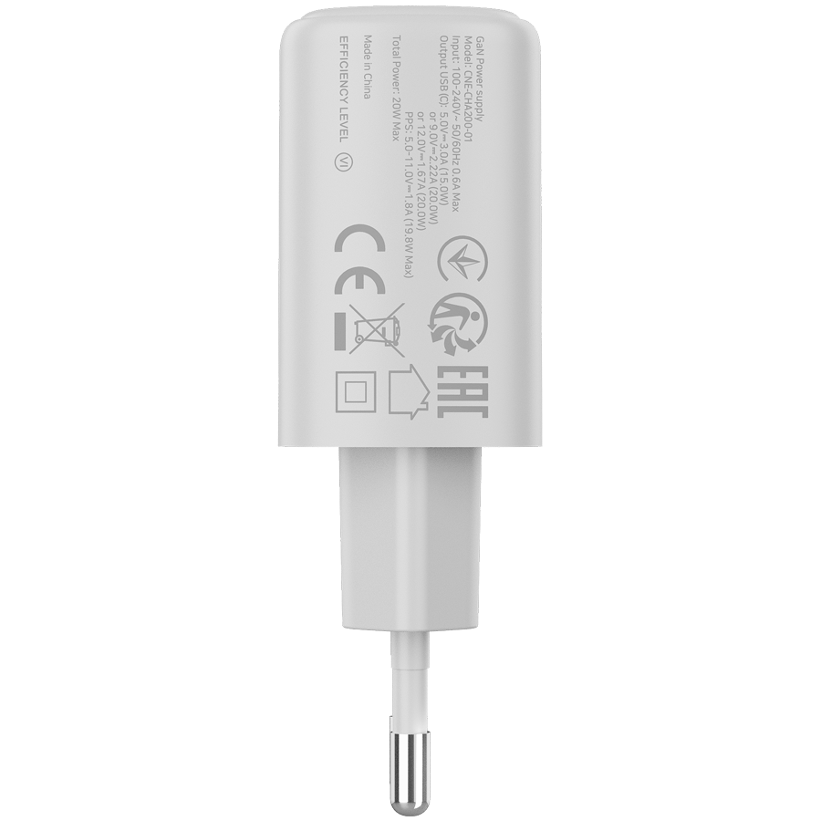 CANYON charger OnCharge 200 20W 1xPD EU White - slika 3