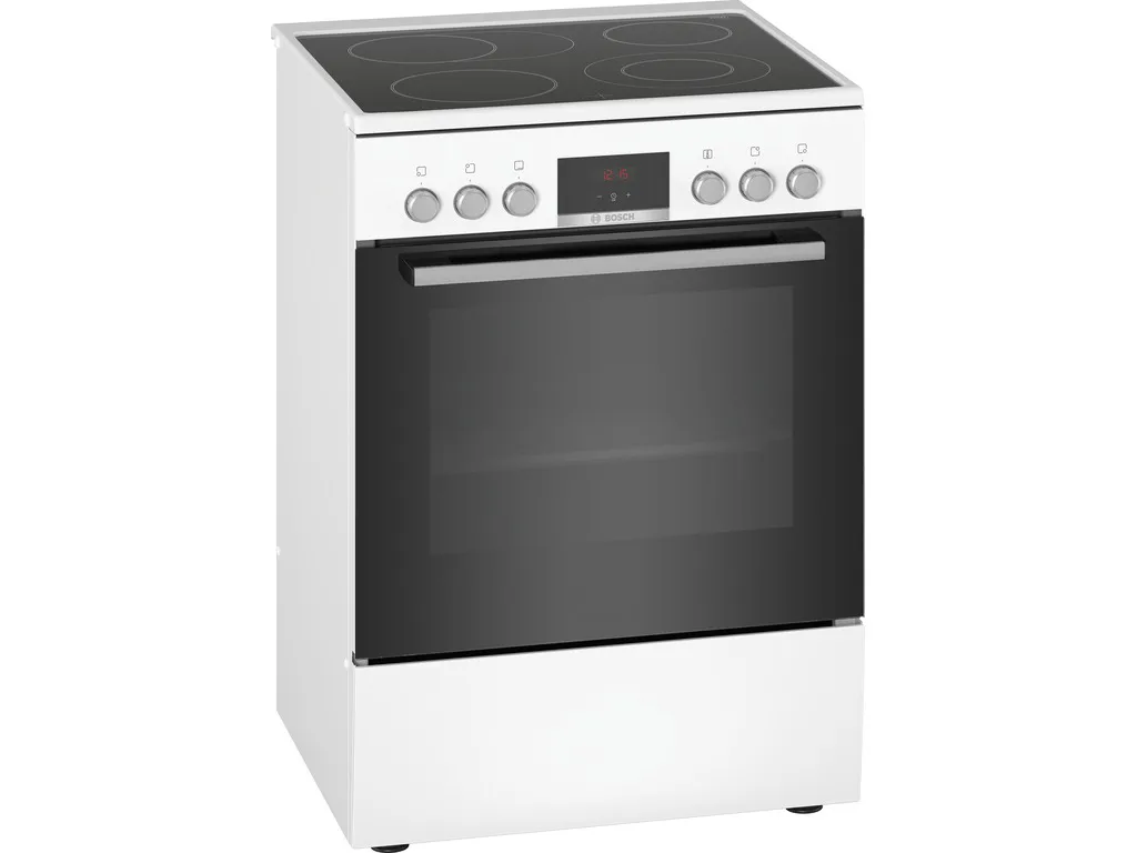 BOSCH električni štednjak Serie 4|, A, 66L, BIJELI EcoCleanDirect, Display