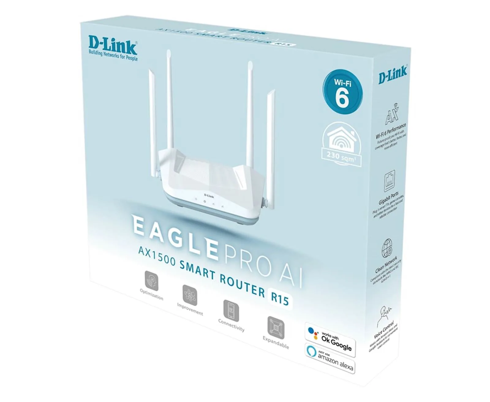 Router DLINK AX1500 Smart Ai R15 - slika 5