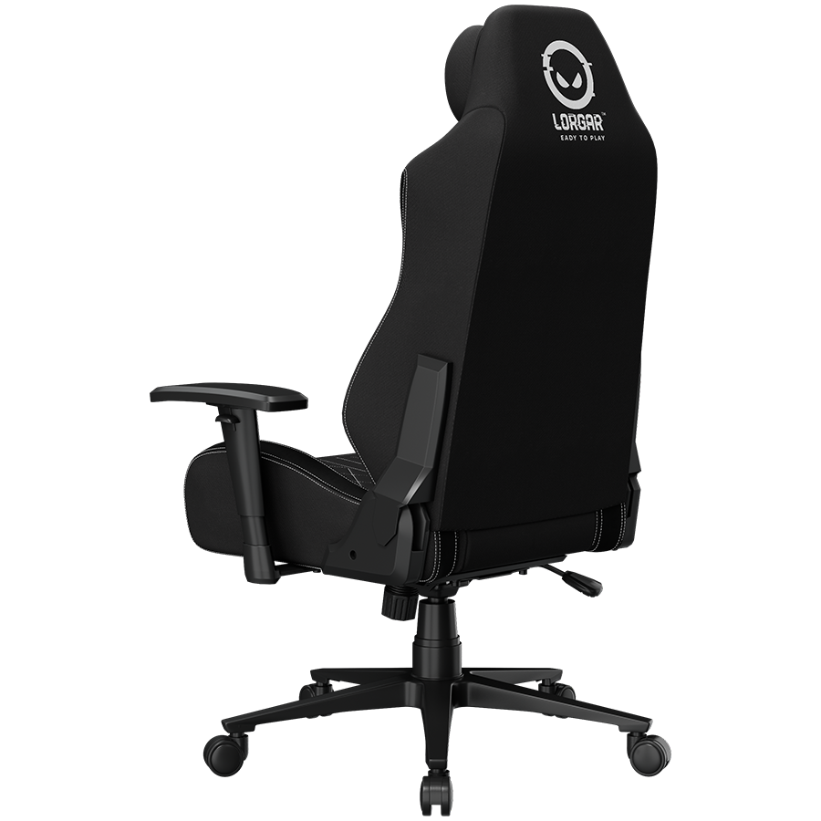 LORGAR CHA41, Ergonomic Gaming Chair Advanced, premium anti-stain fabric, Black/white - slika 7