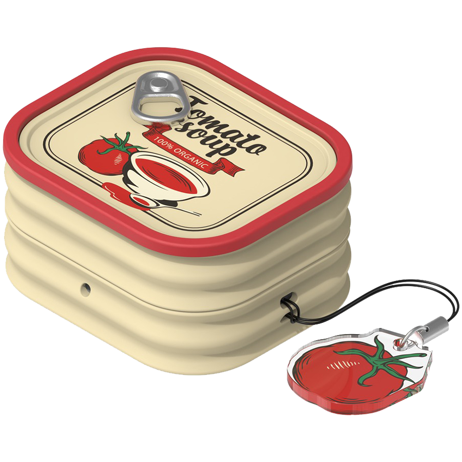Samsung Galaxy Buds4 / Buds4 Pro Food Can Case Red - slika 3