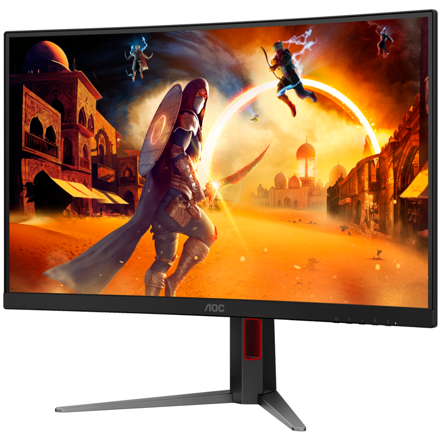 AOC Monitor Gaming CQ27G4Z2 Curved 27", QHD (2560x1440), Fast VA, 1500R, 260Hz (OC), 1ms (GtG), 400 cd/m2, 4000:1, Adaptive Sync, HDR400, 2x HDMI 2.0, 1x DP 1.4, HAS - slika 3