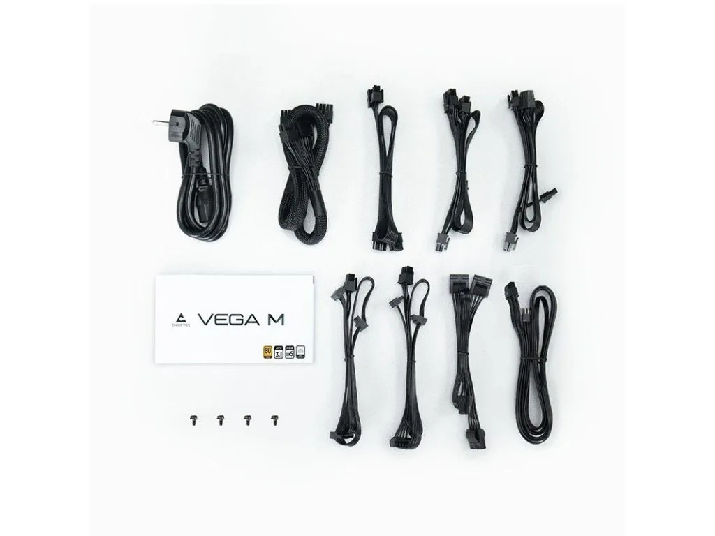 Chieftec PSU 750W VEGA M, Gold80+, Fully Modular, ATX 3.1PCIe 5.1 - slika 2