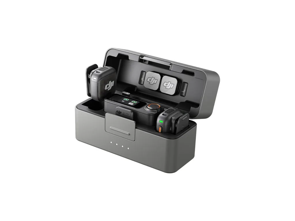 DJI Mic 3 (2TX+1RX+CC)mikrofon, prenos zvuka do 250m5.5h snimanja,48kHz 24 zvuk,OLED zaslon - slika 6