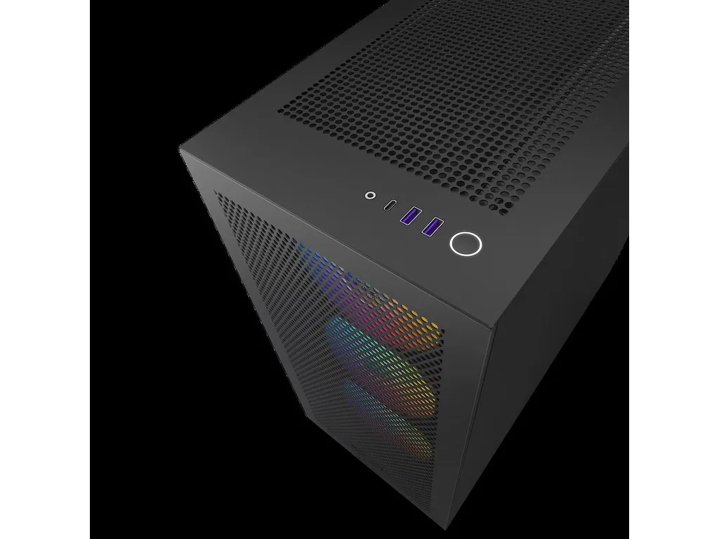 NZXT CASE H7 FLOW BLACK RGB Mini-ITX, Micro-ATX, ATX Mid-Tower, 4x fans - slika 3