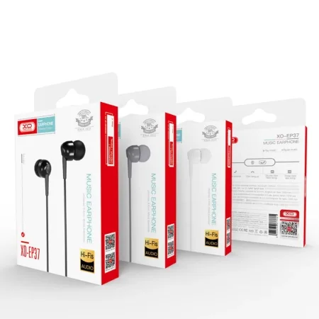 XO In-Ear Slušalice sa mikrofonom EP37 Black - slika 3