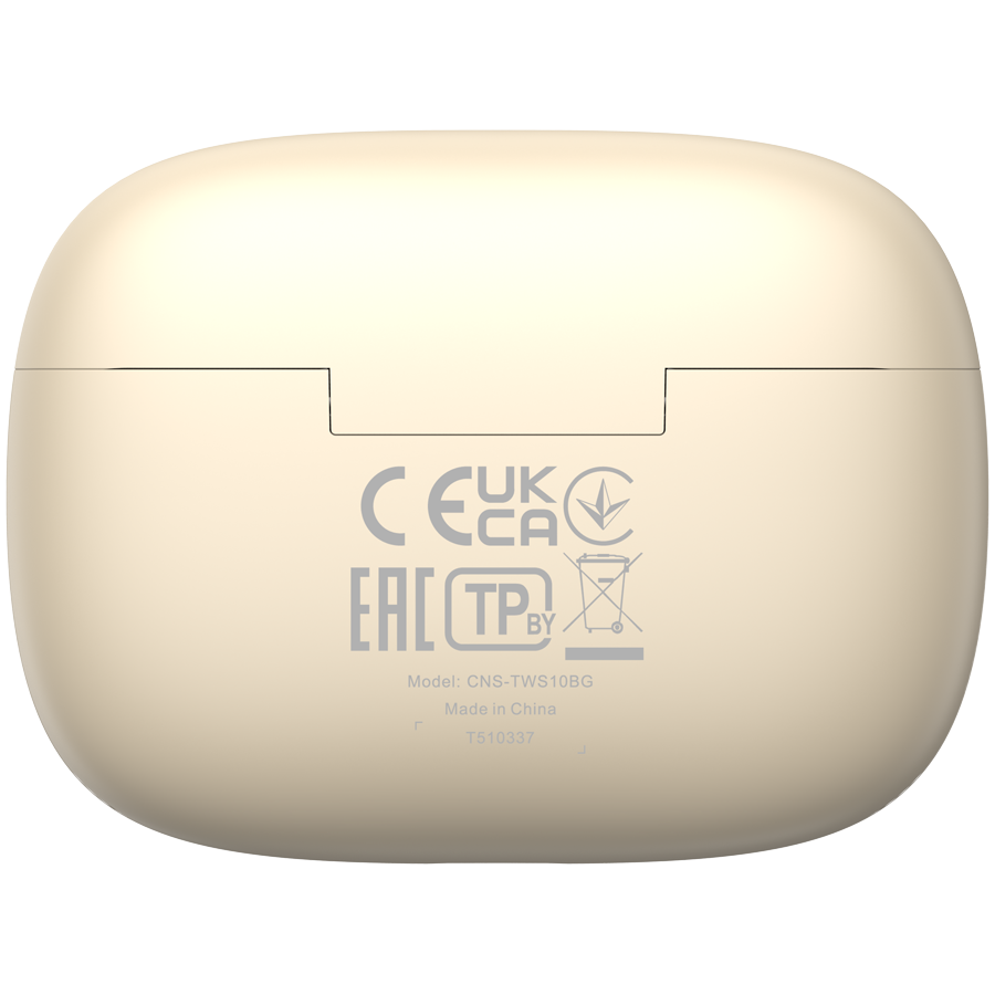 CANYON headset OnGo TWS-10 ANC+ENC Beige - slika 7