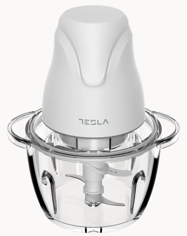 TESLA Sjeckalica FC302WSnaga 400 W; Kapacitet 1 L; 4 inox oštrice na 2 nivoa; staklena pos - slika 2