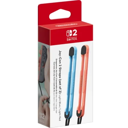 Nintendo Switch Joy-Con 2 Strap Pair Light Blue/Light Red - slika 3