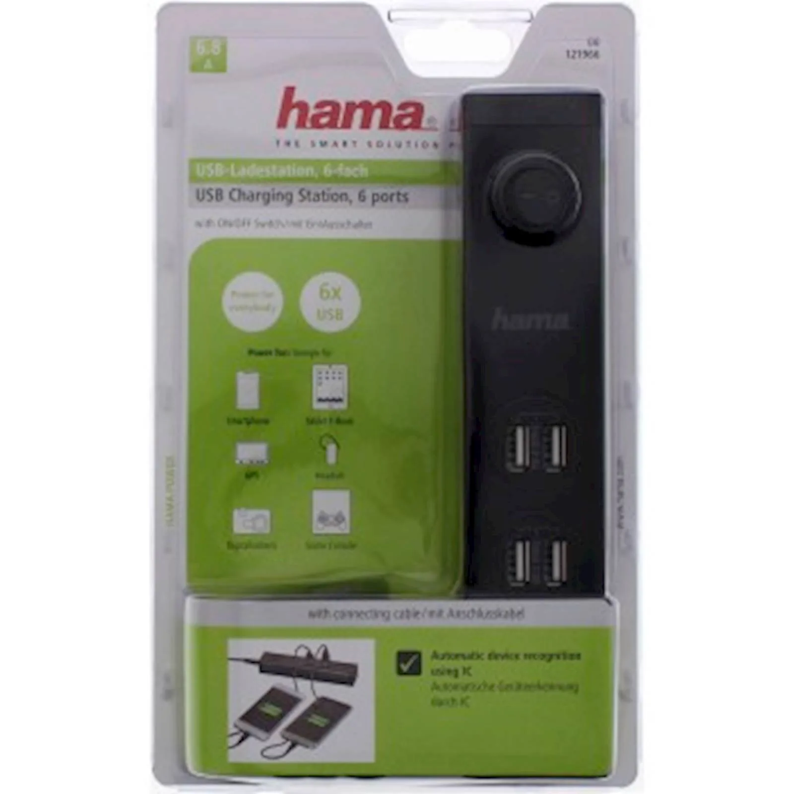 Produžni kabl HAMA USB Charging station, 6 ports - slika 3