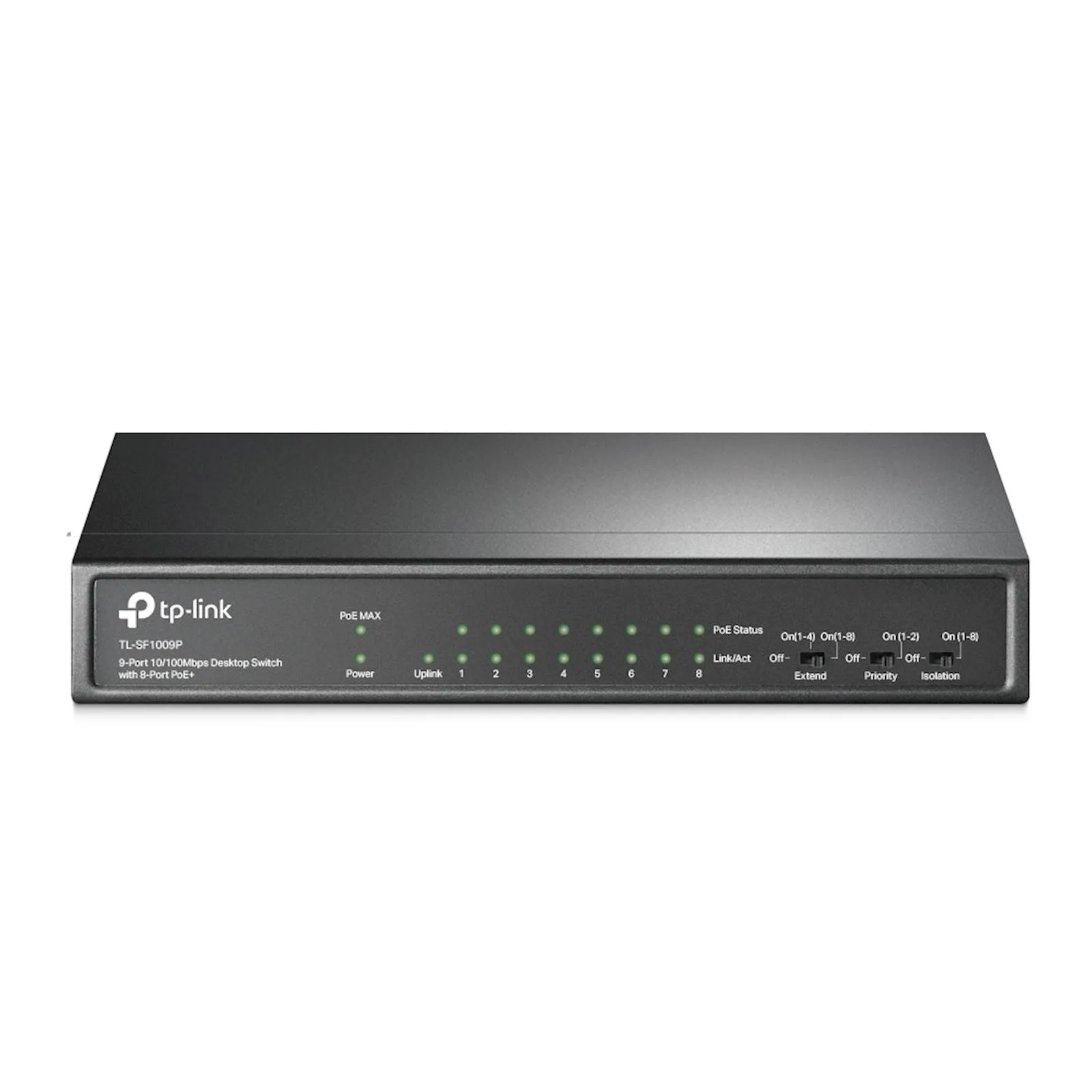 Switch TP-Link Omada 9-Port 10/100Mbps sa 8-Port PoE TL-SF1009P - slika 3