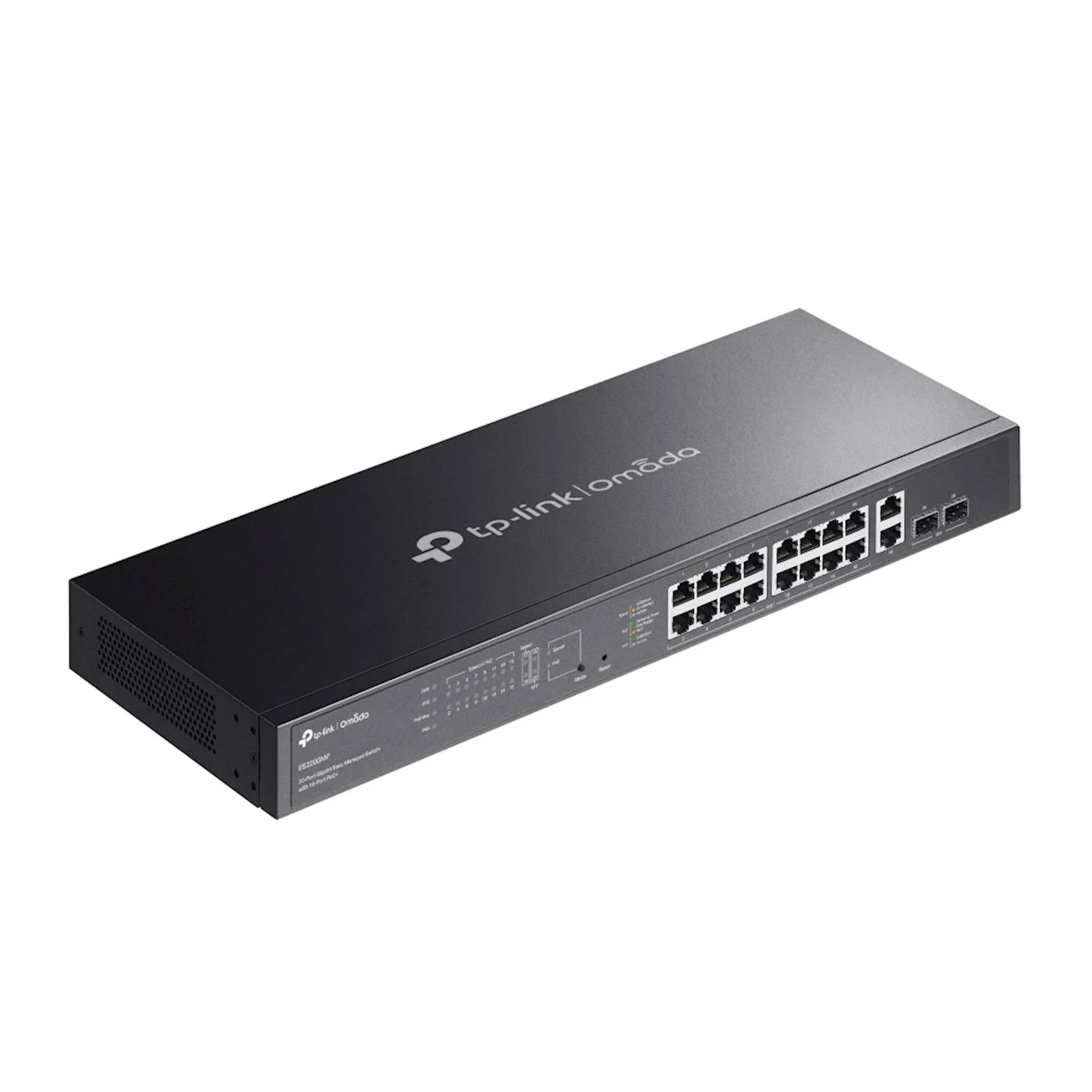 Switch TP-Link Omada 20-Port Gb Easy Managed 16-Port PoE+ ES220GMP - slika 2