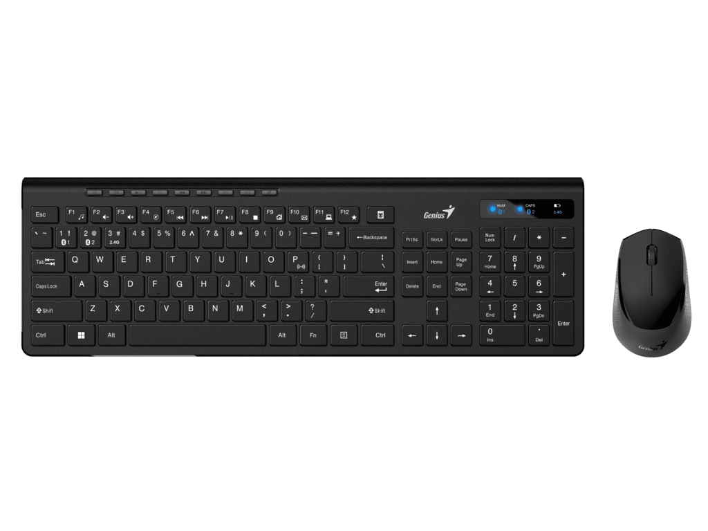 Genius Slimstar 8230 wls set wireless tastatura + miš, BT bluetooth,  BH/HR/SRB layout - slika 3