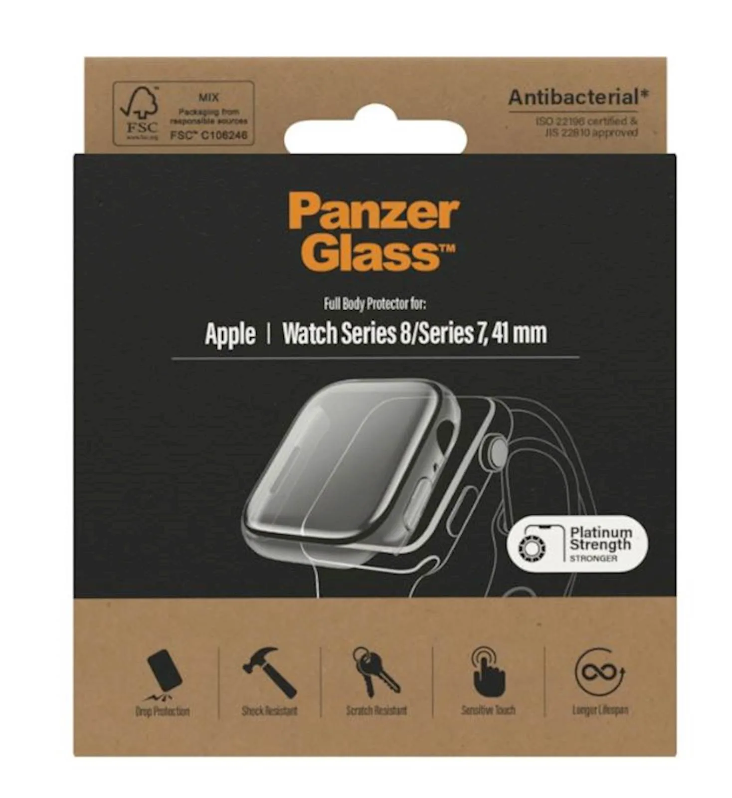 Zaštitni okvir PanzerGlass Apple watch 8/7 41mm - slika 3