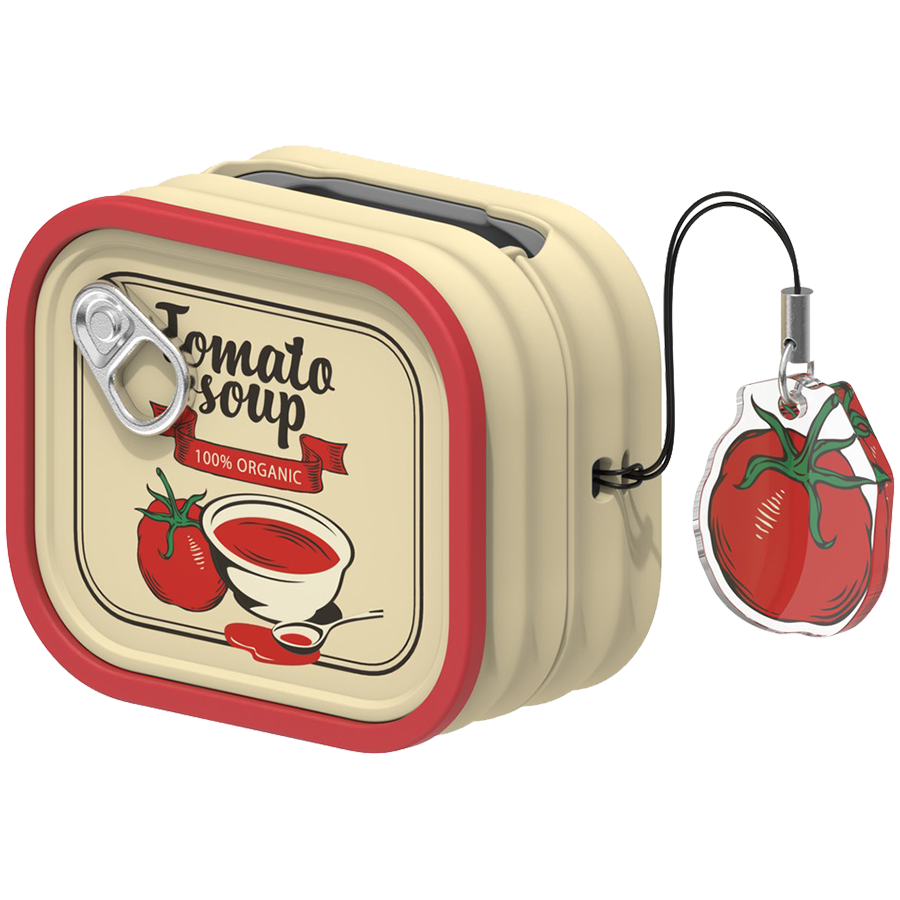 Samsung Galaxy Buds4 / Buds4 Pro Food Can Case Red - slika 2