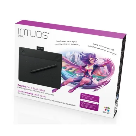 Wacom Grafički Tablet Intuos S Bluetooth Black Manga - slika 2