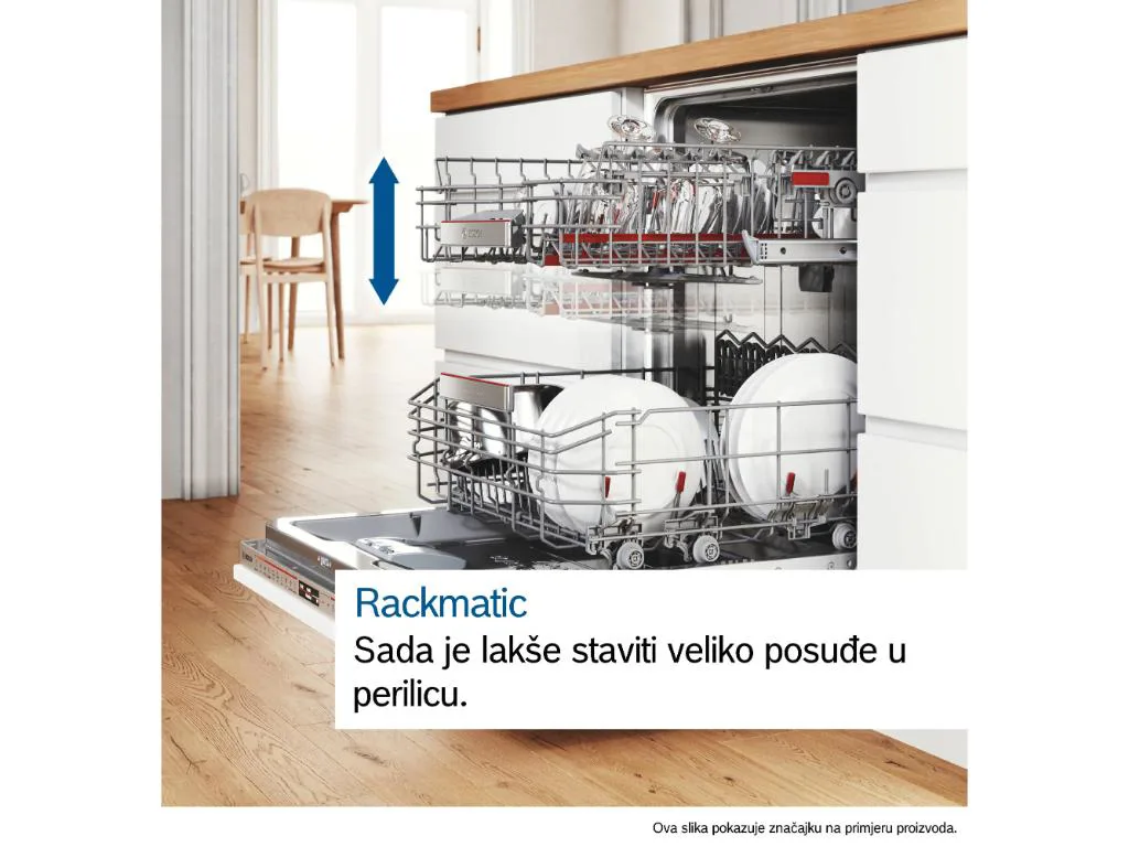 BOSCH perilica posuđa Serie 4|Brušeni Čelik ,C, 14 setova,9L,46dB, Escajg ladica, Old: SMS4HVI00E - slika 2