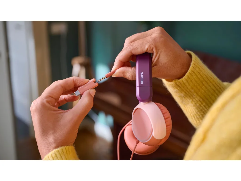 Philips TAK2000MP/00 dječje slžica; glasoča ograničenje 85dBpovezuje se sa USB-C; 1,2m dužina žice; - slika 8