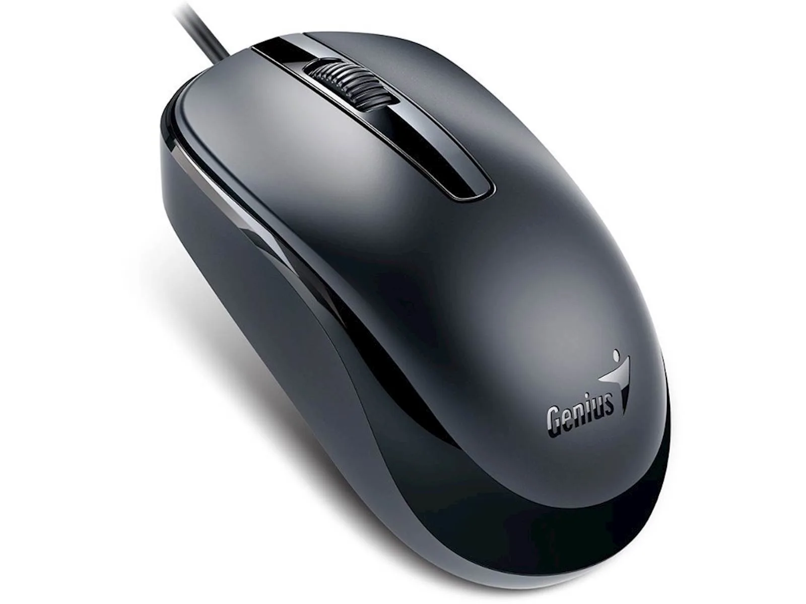 Genius miš DX-120 USB, optički, 1200 DPI, 1.5 m, 3 tipke, 85g, crni - slika 2