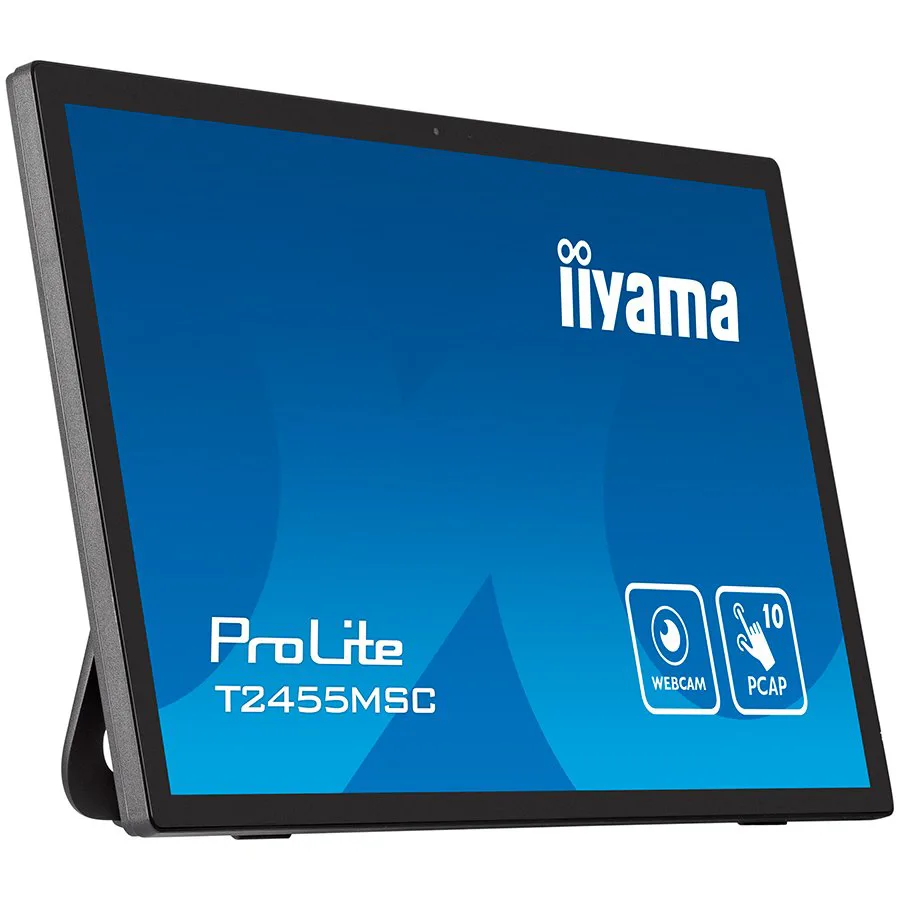 IIYAMA Monitor LED T2455MSC-B1 24” multi-touch IPS 1920x1080 16:9 400cd 1000:1 5ms projective capacitive touch HDMI DP USB - slika 2