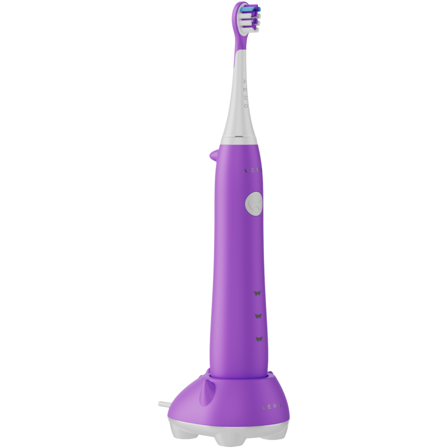 Wireless Tooth Brush, Violet, 3 Brush Heads, 600mAh, Function: Sensive, Clean, Whitening, Sweep, Smart Remind - slika 3