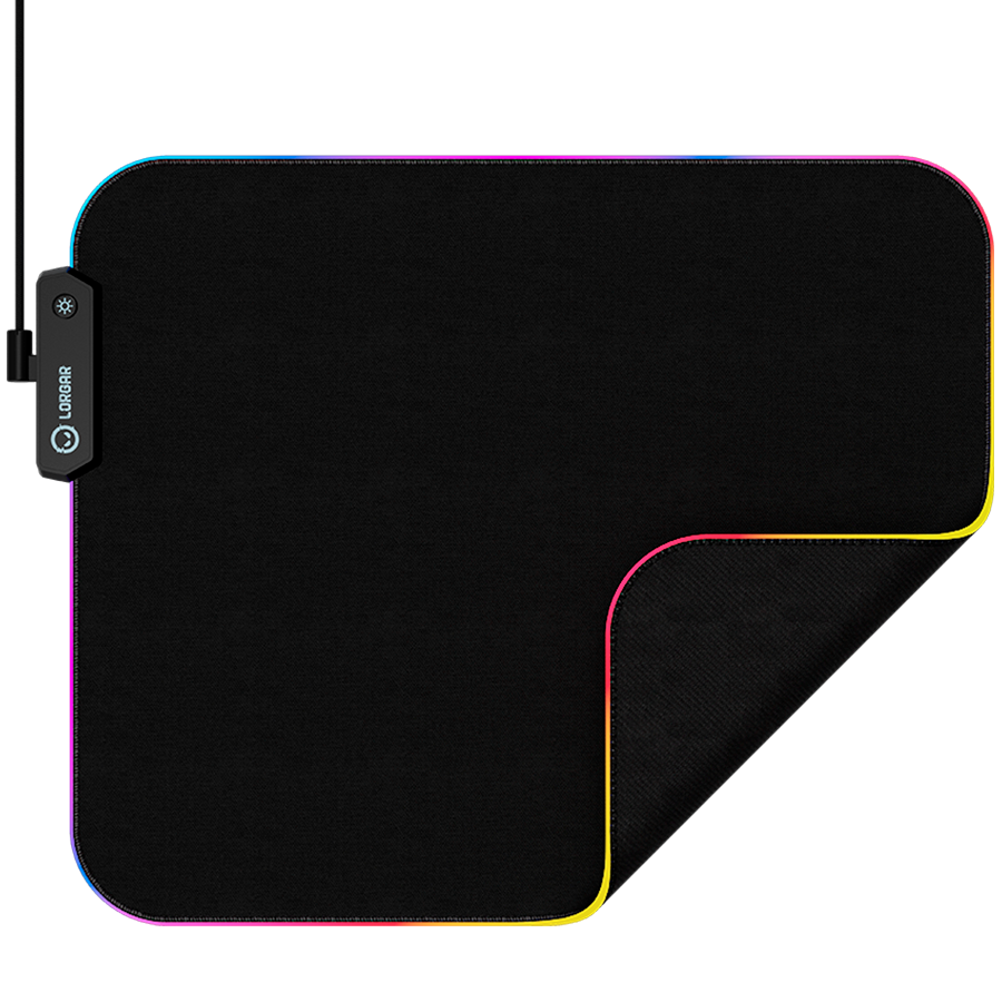 Lorgar Steller 913, Gaming mouse pad, High-speed surface, anti-slip rubber base, RGB backlight, USB connection, Lorgar WP Gameware support, size: 360mm x 300mm x 3mm, weight 0.250kg - slika 3