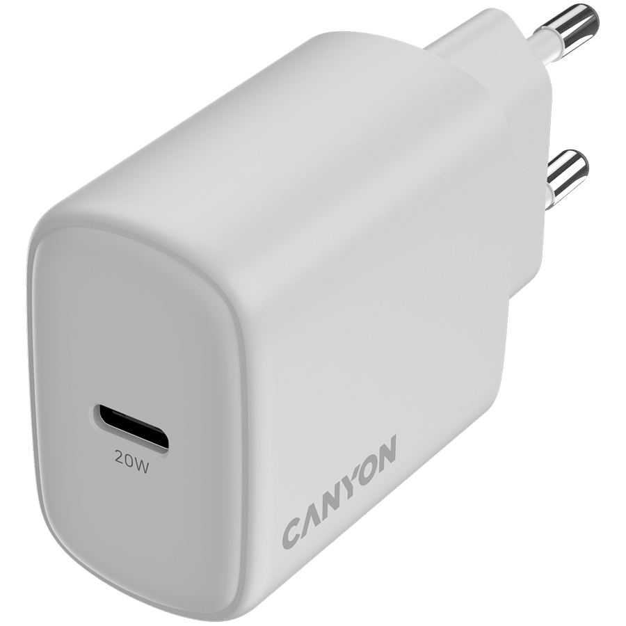 CANYON charger OnCharge 200 20W 1xPD EU White - slika 4