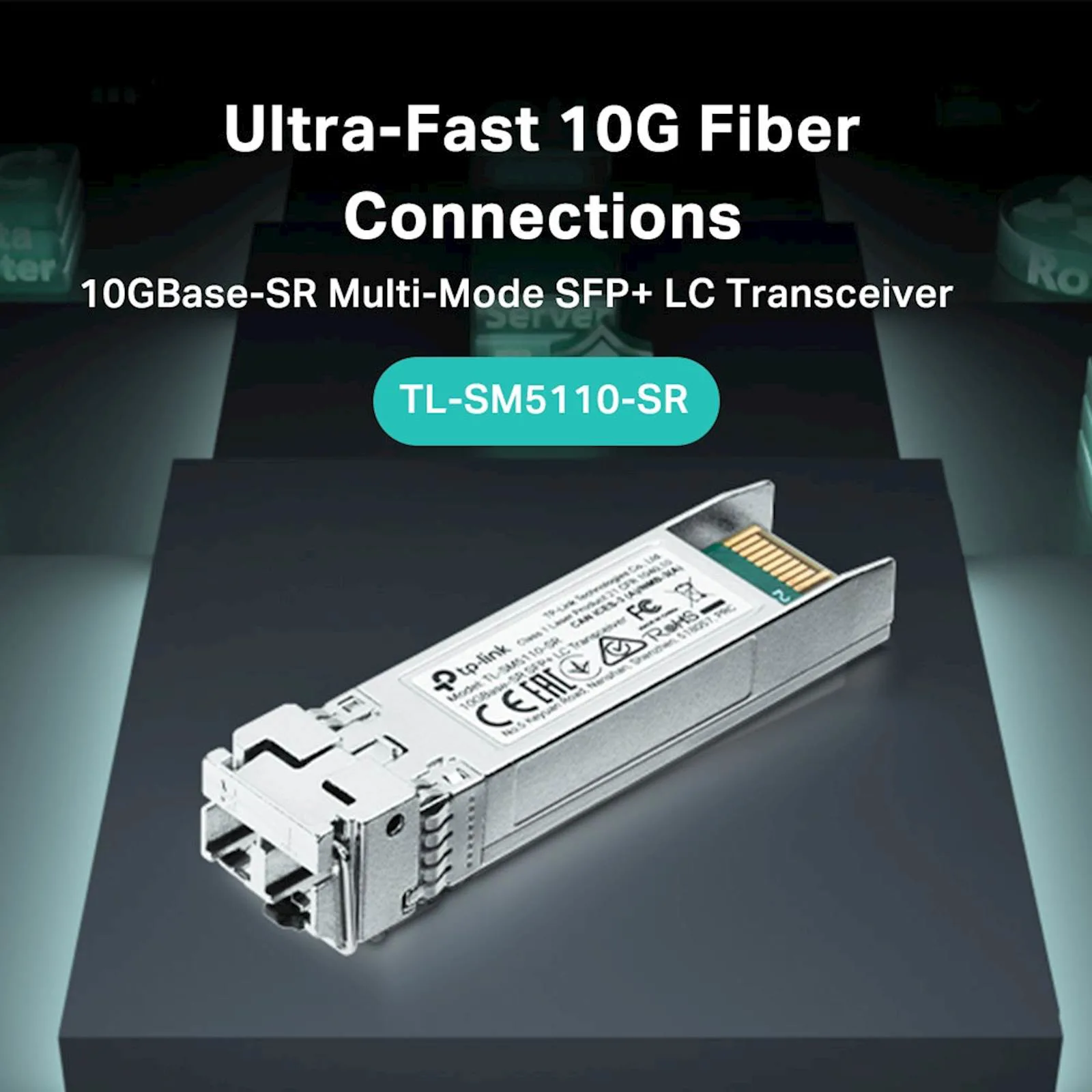 Transceiver 10GBase-SR SFP+ LC Omada TP-Link TL-SM5110-SR - slika 3