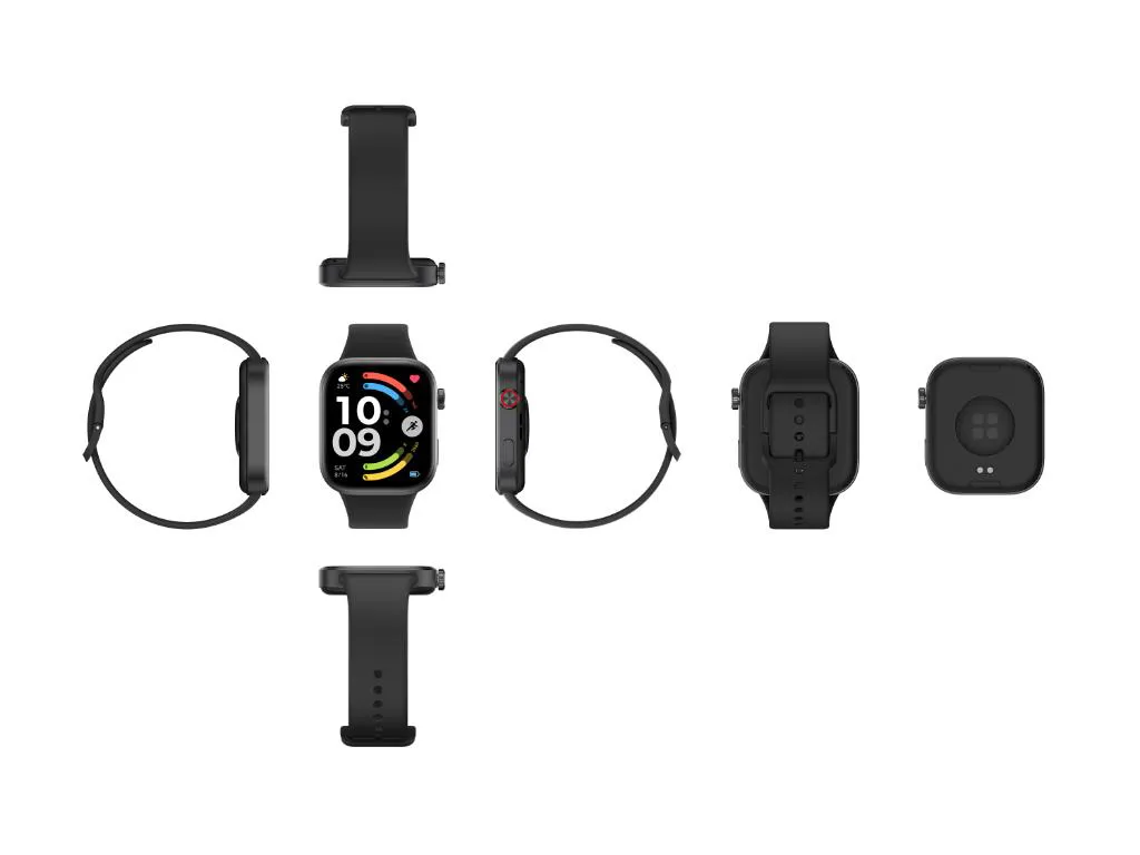 Redmi Watch 6 Obsidian Black 2,07" AMOLED displej, trajanje baterije do 24 dana - slika 2